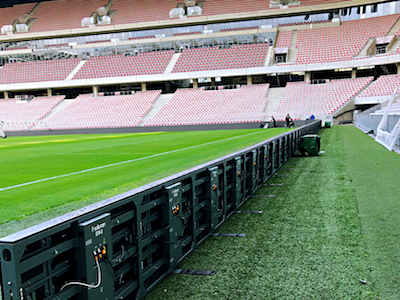 XP series P10 was used for stadium, France