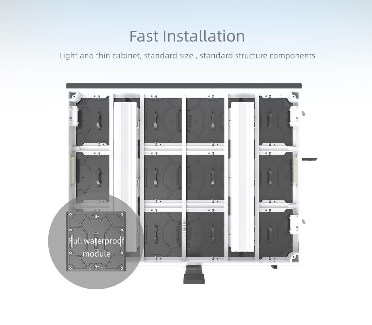 outdoor fixed led screen