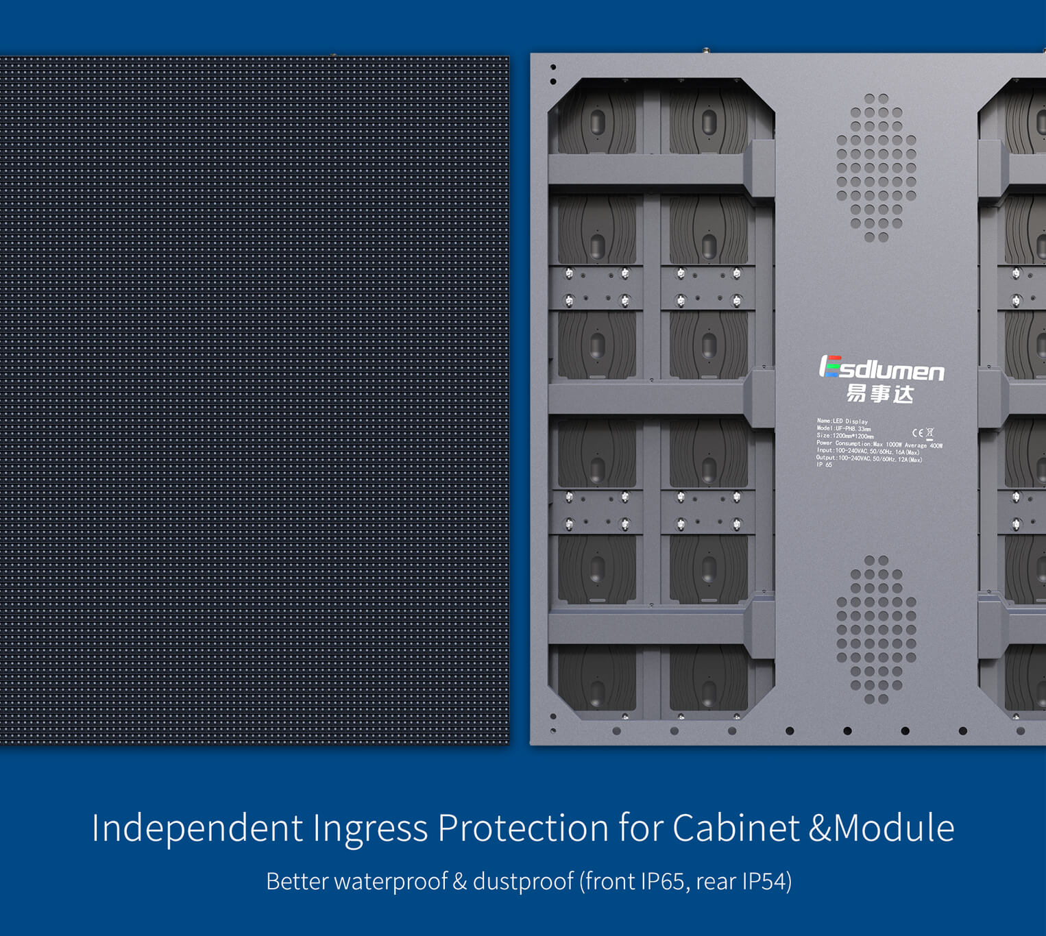 high protection led display