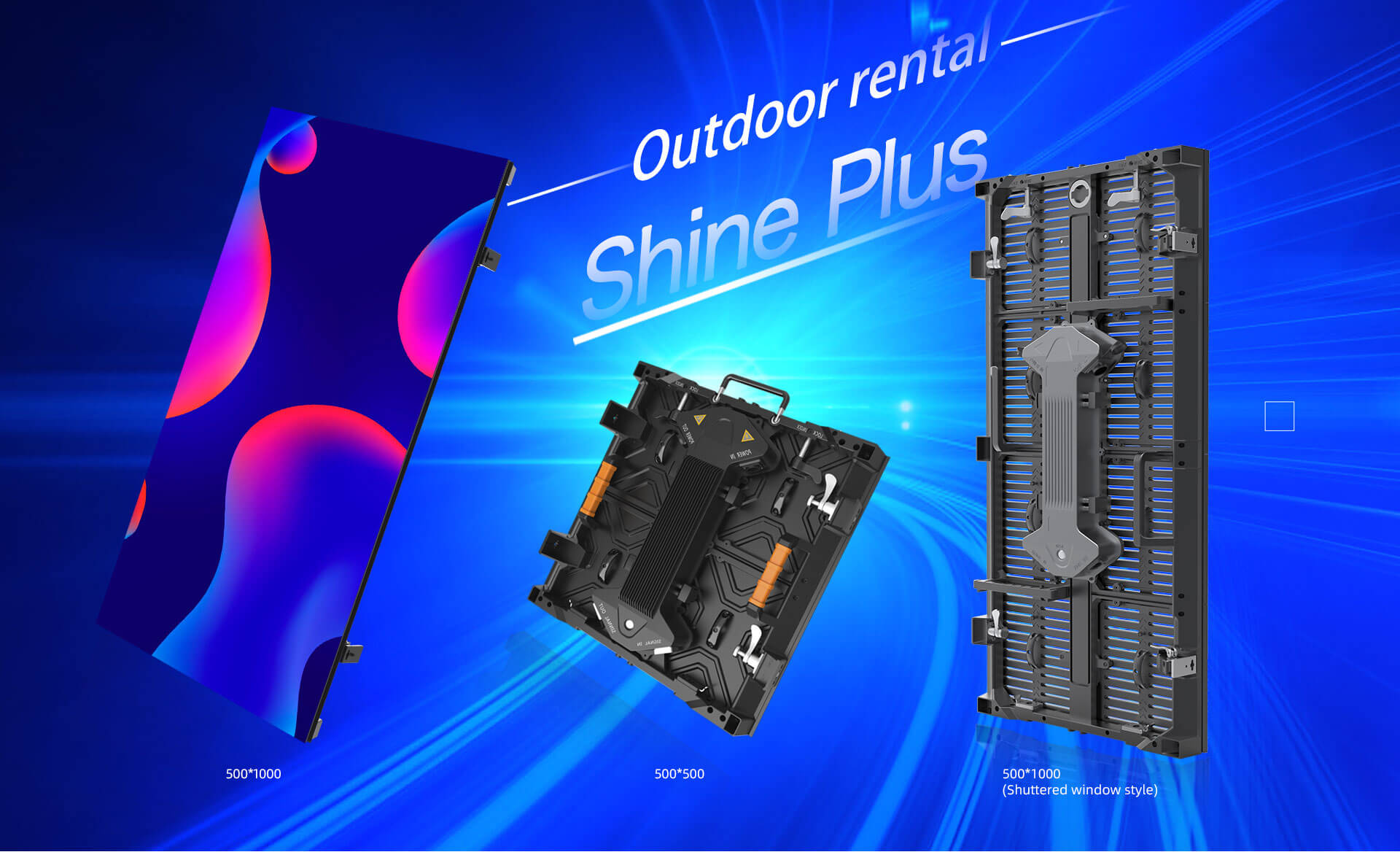 outdoor rental led display