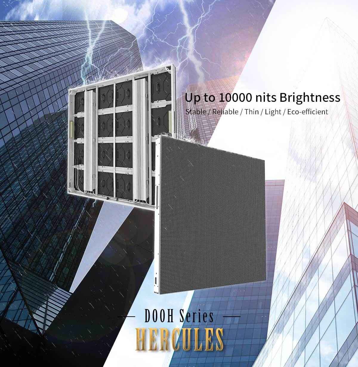 10000nits brightness outdoor fiexed led display