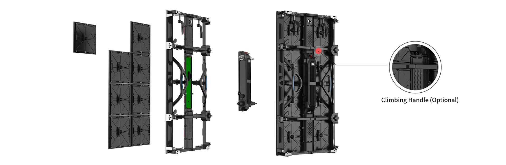 easy in-service maintenance large outdoor led screen for hire