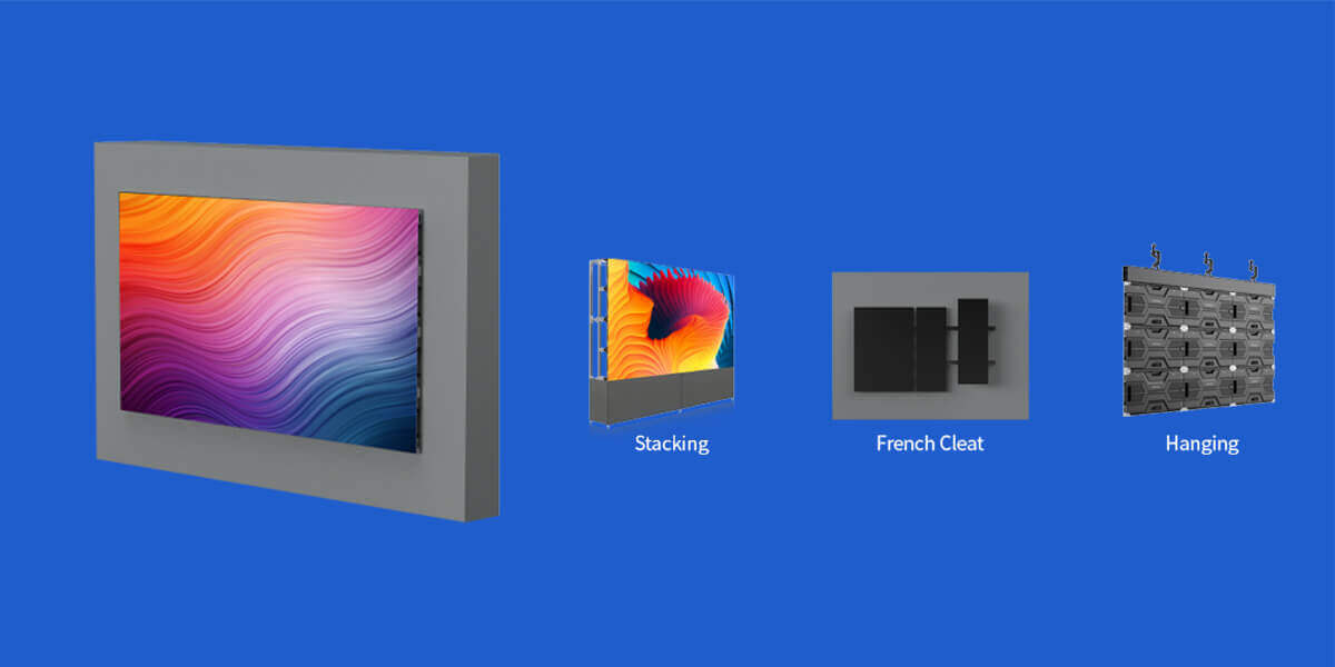 multiple installation fine pixel pitch led display