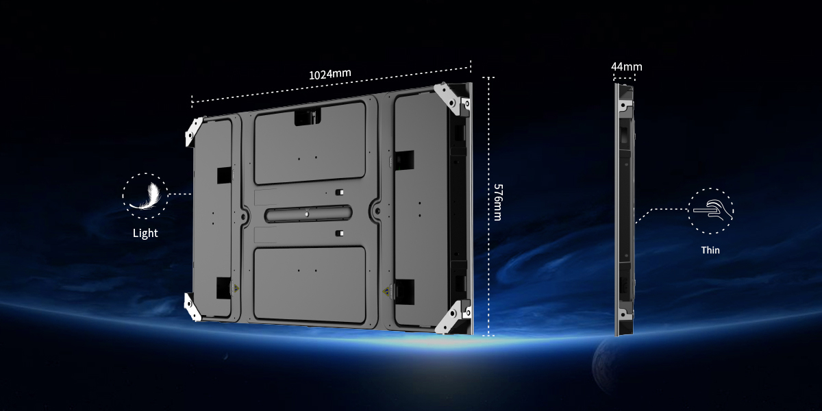 light and thin indoor fixed led screen