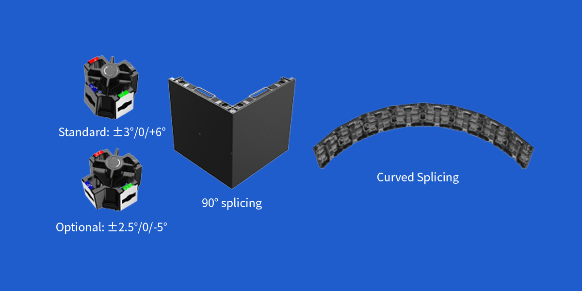 Mixed Splicing led screen for stage rental