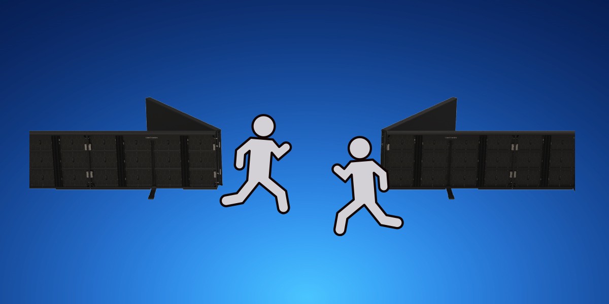 Emergency Access for football stadium screens
