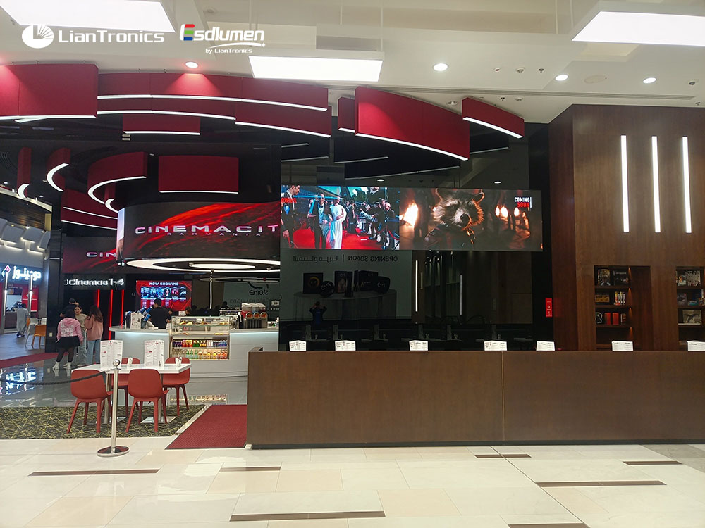 BIM Plus, Commercial LED Display for Cinema City, Sharjah