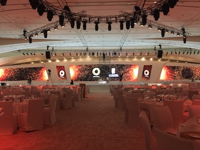 Dazzle & Wing P3.91  for awards conference, Riyadh 