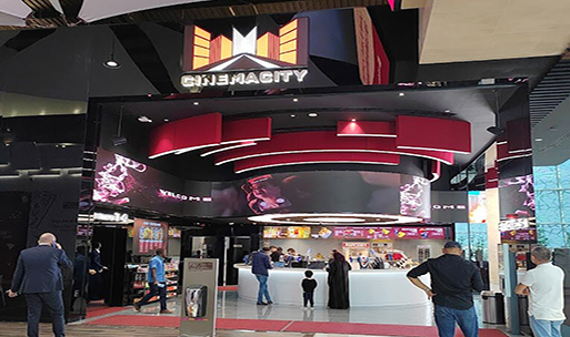 Esdlumen Unique-style Commercial LED Screens Foster Top-notch Cinema City in Sharjah