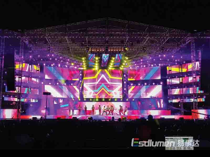 Dazzle Plus P2.84、P3.9、P5.9 for Prabhu Deva Dance Concert, Dubai，UAE