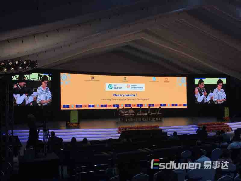 Dazzle Plus P3.9 LED Display for 2017 Kick Off Meeting in Indonesia