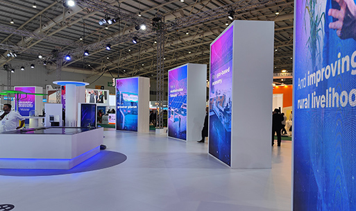 Esdlumen 300sqm LED Displays Boost India Energy Week 2023